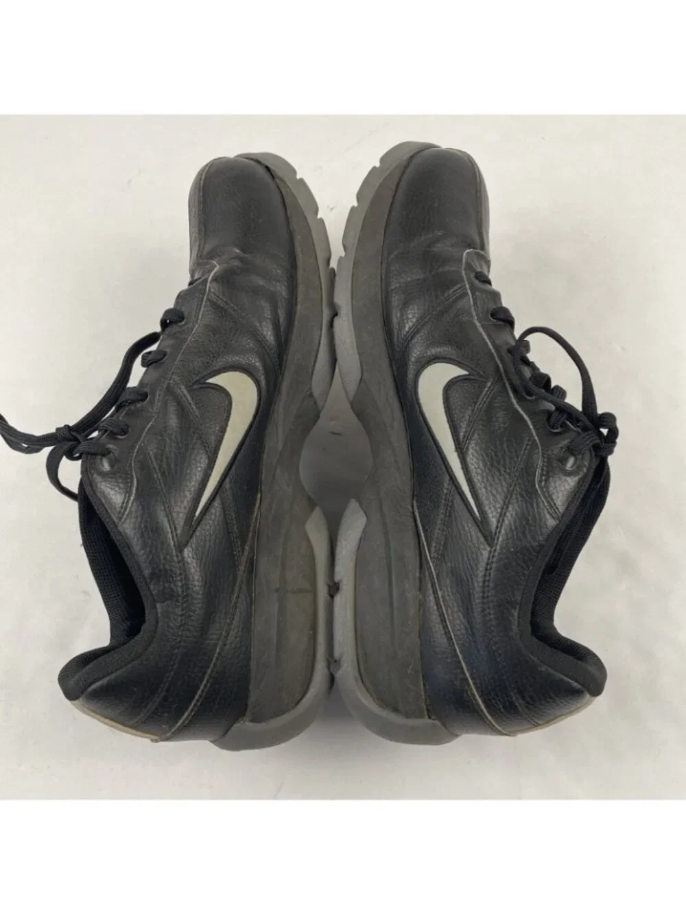 Nike SP-3 Golf Shoes Men’s Size 11 Black Leather SoftSpikes Cleats 312240-001